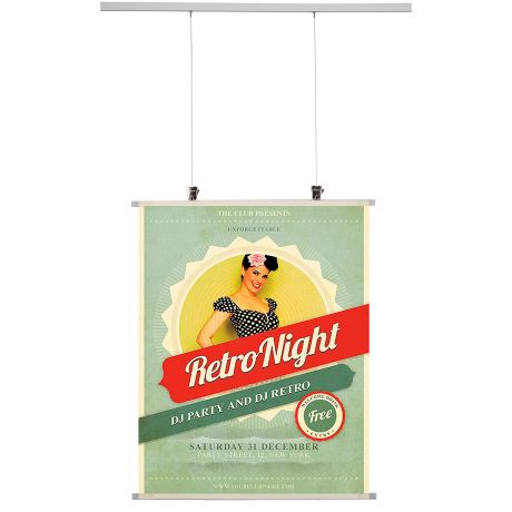 STAS transparant poster hanger strips