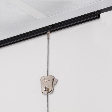 STAS u-rail - ceiling mounted picture hanging system