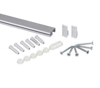 STAS cliprail pro silver + installation kit