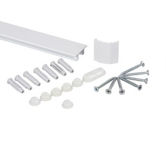 STAS cliprail max white + installation kit 
