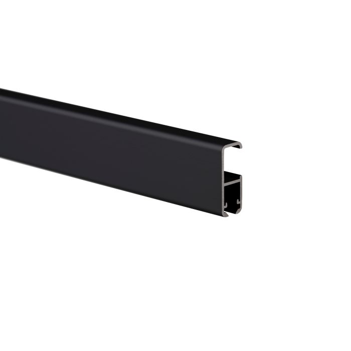 STAS cliprail pro black 100cm 39.37 inch + installation kit 