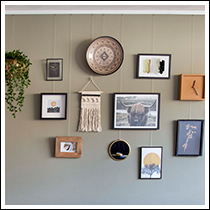How To Hang A Gallery Wall Without Nails